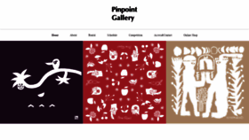 What Pinpointgallery.com website looked like in 2020 (5 years ago)