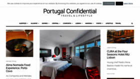 What Portugalconfidential.com website looked like in 2020 (3 years ago)