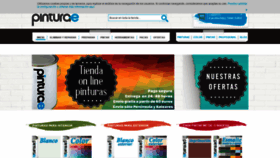 What Pinturae.com website looked like in 2020 (3 years ago)