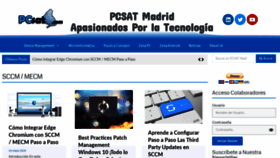 What Pcsatmadrid.com website looked like in 2020 (3 years ago)