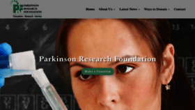 What Parkinsonhope.org website looked like in 2020 (3 years ago)