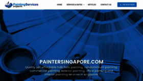What Paintersingapore.com website looked like in 2020 (3 years ago)