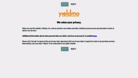 What Publishers.yieldmo.com website looked like in 2020 (3 years ago)