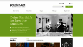 What Precore.net website looked like in 2020 (4 years ago)