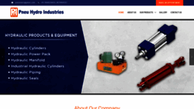 What Pneuhydroindustries.com website looked like in 2020 (3 years ago)