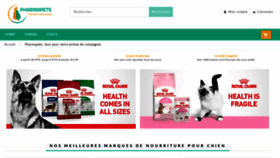 What Pharmapets.fr website looked like in 2020 (3 years ago)