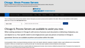 What Processserverschicago.com website looked like in 2020 (3 years ago)