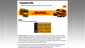 What Paqueteriadhl.com.mx website looked like in 2020 (3 years ago)