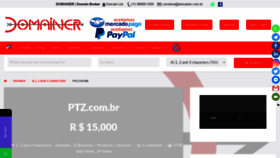 What Ptz.com.br website looked like in 2020 (3 years ago)