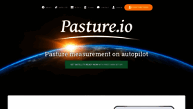 What Pasture.io website looked like in 2020 (3 years ago)