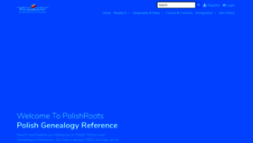 What Polishroots.org website looked like in 2020 (3 years ago)