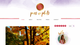 What Piesandplots.net website looked like in 2020 (3 years ago)