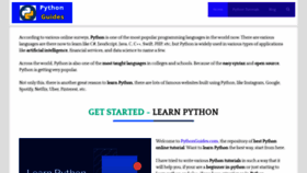 What Pythonguides.com website looked like in 2020 (3 years ago)