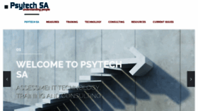What Psytech.co.za website looked like in 2020 (3 years ago)