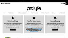 What Podlyfe.com website looked like in 2020 (3 years ago)