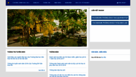 What Portal.huc.edu.vn website looked like in 2020 (3 years ago)