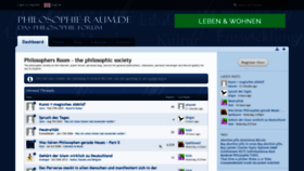 What Philosophie-raum.de website looked like in 2020 (3 years ago)