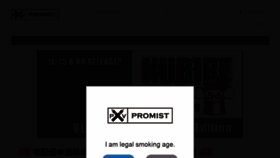 What Promistvapor.com website looked like in 2020 (3 years ago)