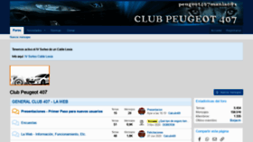 What Peugeot407maniacos.es website looked like in 2020 (3 years ago)