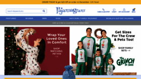 What Pajamagram.com website looked like in 2020 (3 years ago)