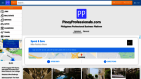 What Pinoyprofessionals.com website looked like in 2020 (3 years ago)