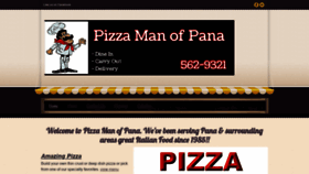 What Pizzamanofpana.com website looked like in 2020 (3 years ago)