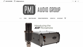 What Pmiaudio.com website looked like in 2020 (3 years ago)