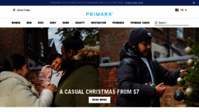 What Primark.eu website looked like in 2020 (3 years ago)