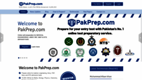 What Pakprep.com website looked like in 2020 (3 years ago)