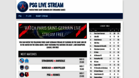 What Psgstream.net website looked like in 2020 (5 years ago)