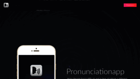 What Pronunciationapp.com website looked like in 2020 (3 years ago)