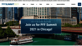 What Pffsummit.org website looked like in 2020 (3 years ago)