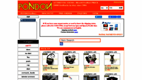 What Pondonstore.com website looked like in 2020 (3 years ago)