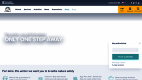 What Portaine.cat website looked like in 2020 (5 years ago)