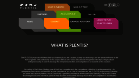 What Plentis.eu website looked like in 2020 (3 years ago)