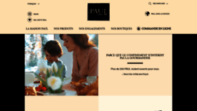 What Paul.fr website looked like in 2020 (3 years ago)