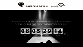 What Prestigedeals.com website looked like in 2020 (3 years ago)
