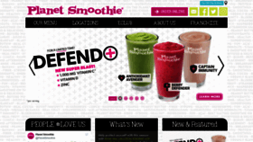What Planetsmoothie.com website looked like in 2020 (4 years ago)