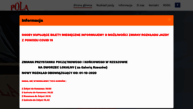 What Pola24.pl website looked like in 2020 (3 years ago)