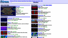 What Pcgaming.ws website looked like in 2020 (4 years ago)