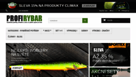 What Profirybar.cz website looked like in 2020 (3 years ago)