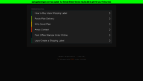 What Packagetrackingpro.com website looked like in 2020 (4 years ago)