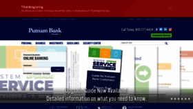 What Putnambank.com website looked like in 2020 (3 years ago)