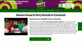 What Party-go-round.com website looked like in 2020 (3 years ago)