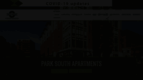 What Parksouthapartments.com website looked like in 2020 (3 years ago)