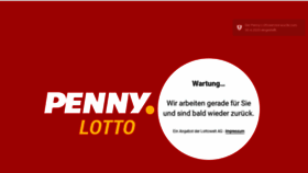 What Penny-lotto.de website looked like in 2020 (3 years ago)