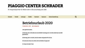 What Piaggio-center-schrader.de website looked like in 2020 (3 years ago)