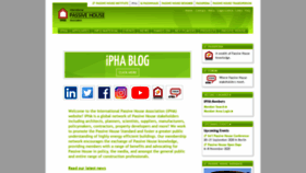 What Passivehouse-international.org website looked like in 2020 (4 years ago)