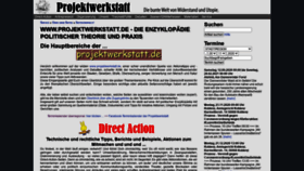 What Projektwerkstatt.de website looked like in 2020 (3 years ago)