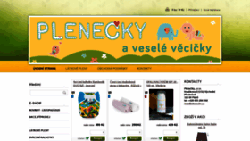 What Plenecky.cz website looked like in 2020 (3 years ago)